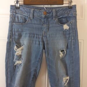 American Eagle distressed stretch Jean jeggings